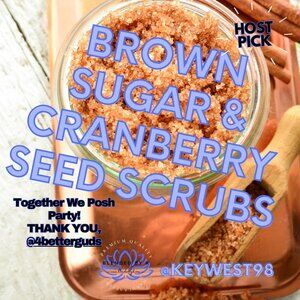 🎉 HP 🎉 Brown Sugar & Cranberry Seed Scrubs ~ 8 oz